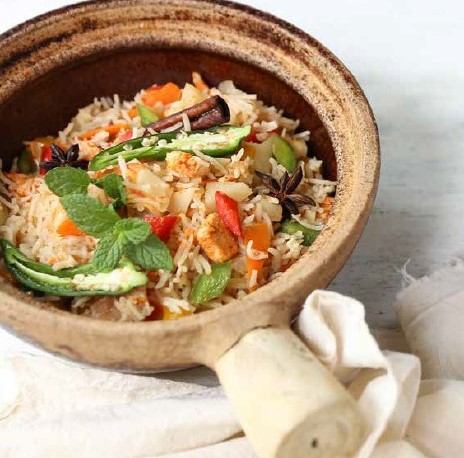 Rainbow Rice Pilaf Recipe